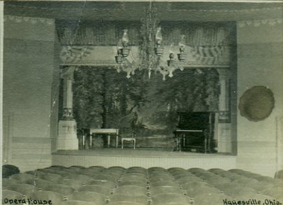 Opera house stage 1886.