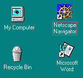 Image of several desktop icons