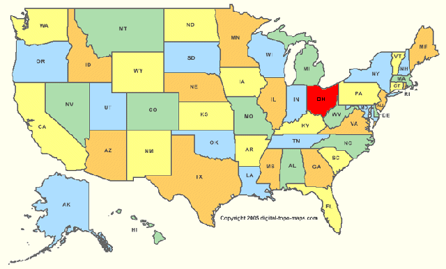 where is ohio on the united states map As You Know where is ohio on the united states map