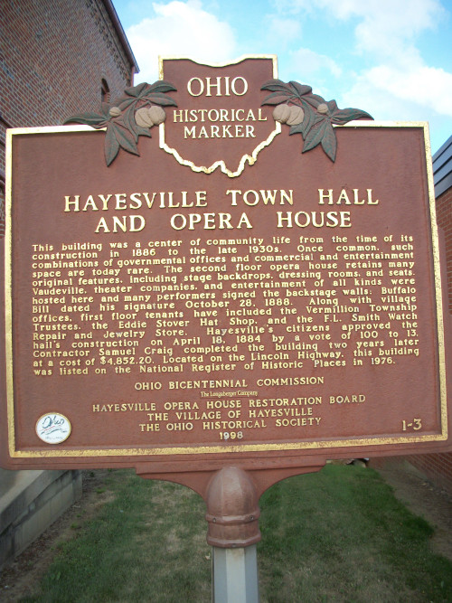 Ohio Historical Marker 1998
